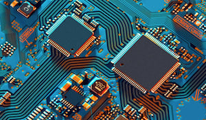 Microchips on a silicon waifer